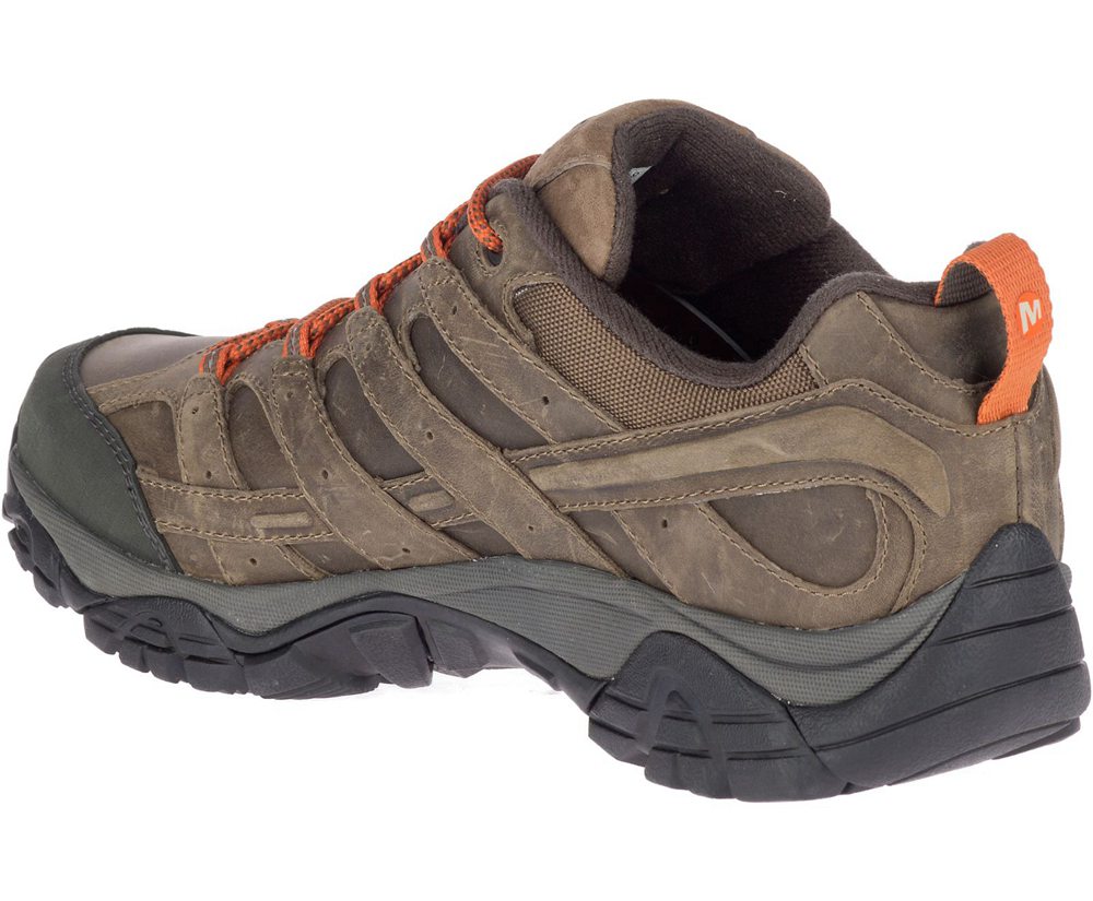 Merrell Hiking Shoes Brown - Moab 2 Prime Wide Width - Mens 61DYWFXGH